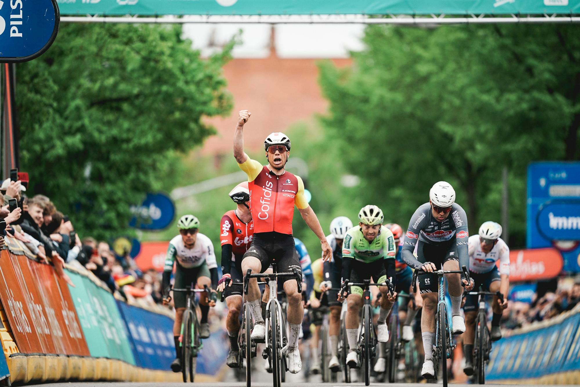 Fretin sprints to victory on Elisabethwal