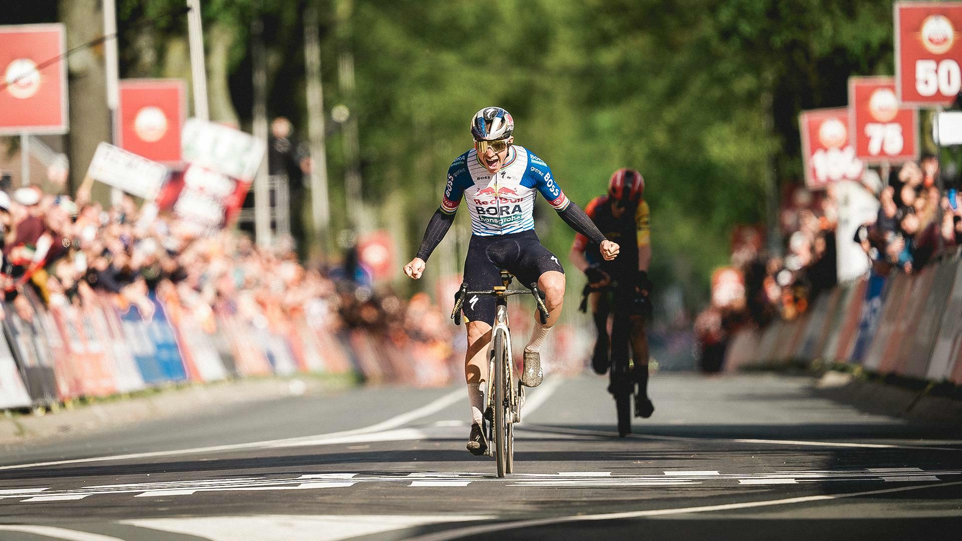 Evenepoel wins anniversary edition of the Amstel Gold Race